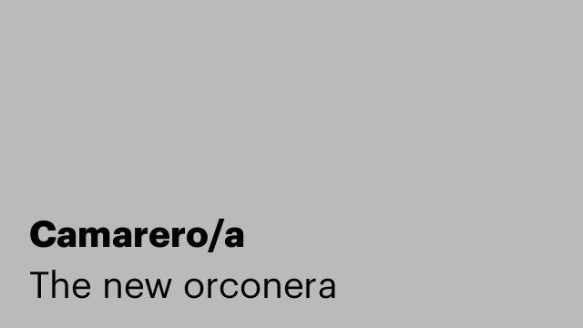 Camarero/a