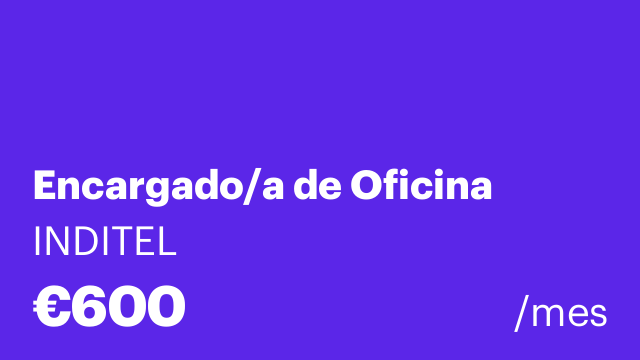 Encargado/a de Oficina