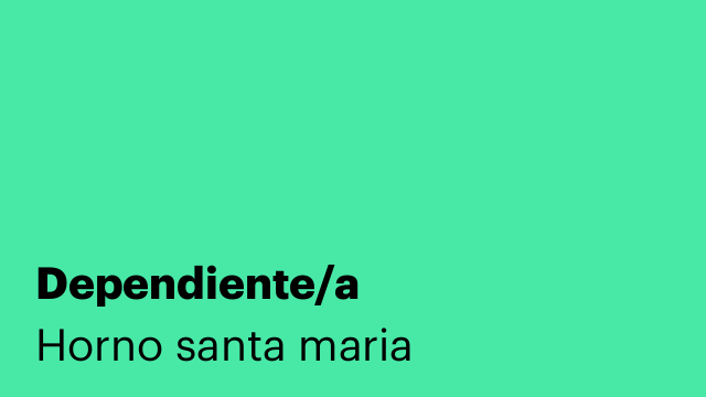 Dependiente/a