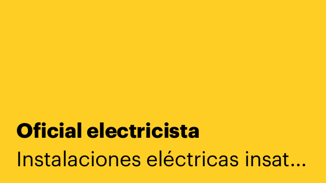 Oficial electricista