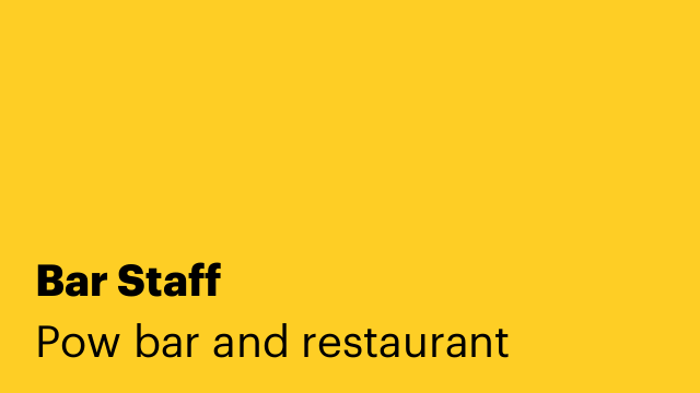 Bar Staff