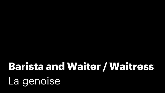 Barista and Waiter / Waitress
