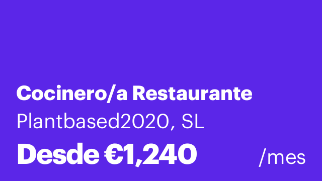 Cocinero/a Restaurante