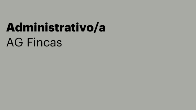 Administrativo/a