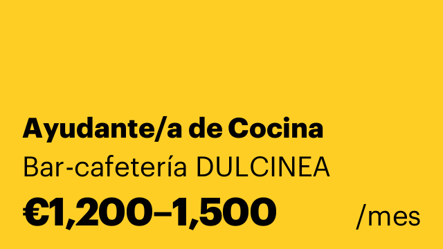 Ayudante/a de Cocina