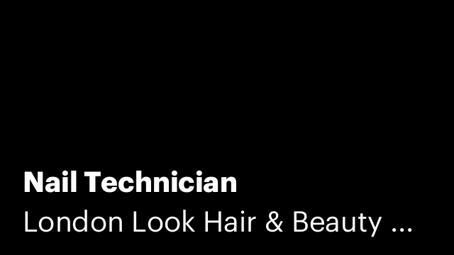 Nail Technician