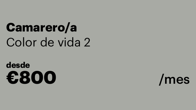 Camarero/a