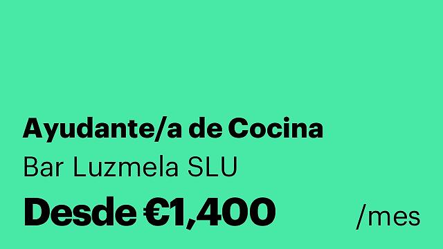Ayudante/a de Cocina