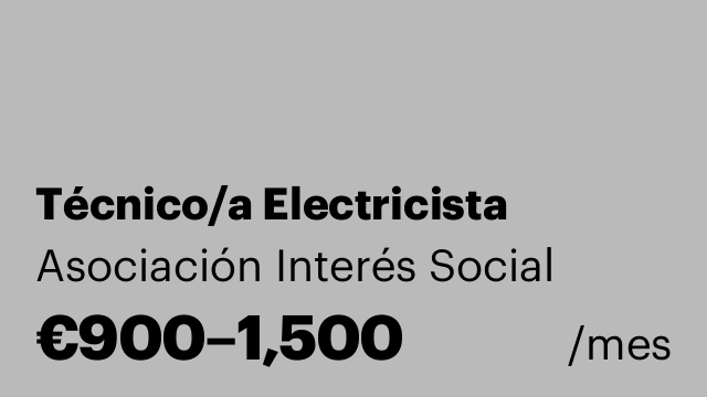 Técnico/a Electricista