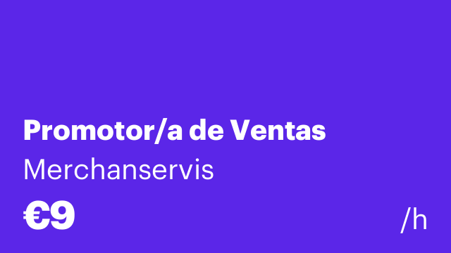 Promotor/a de Ventas