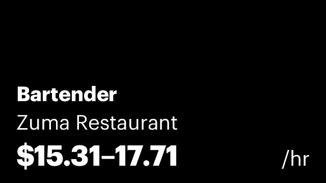 Bartender