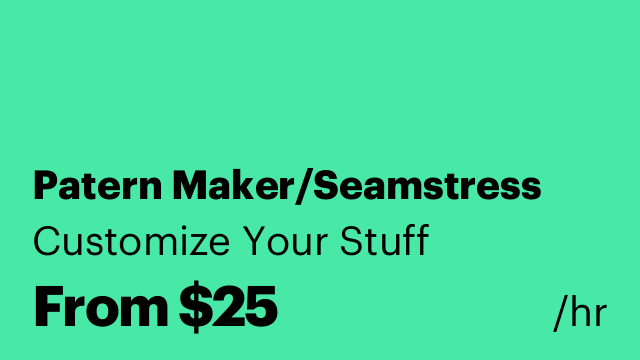 Patern Maker/Seamstress
