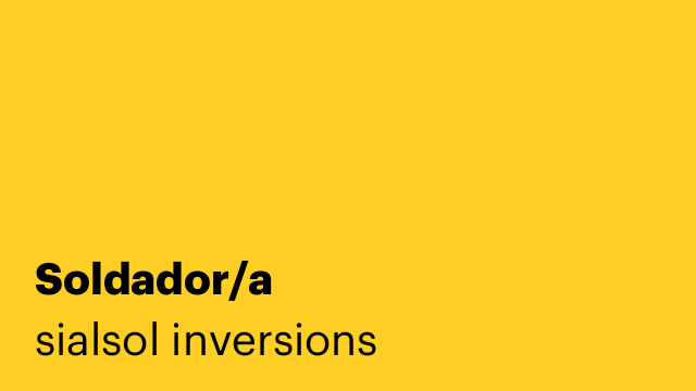 Soldador/a