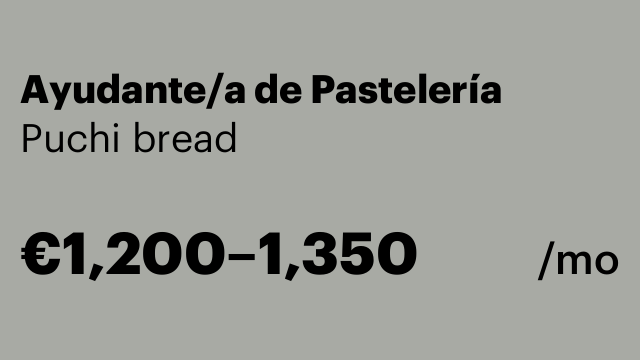 Ayudante/a de Pastelería