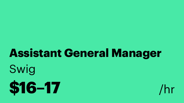 Assistant General Manager