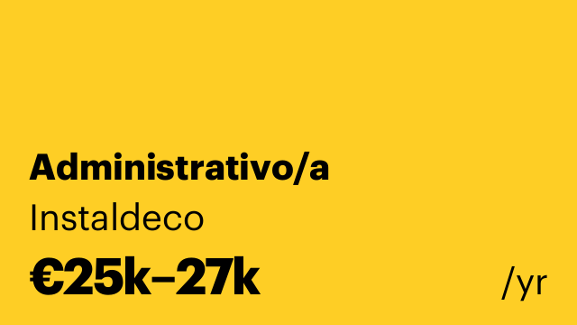 Administrativo/a
