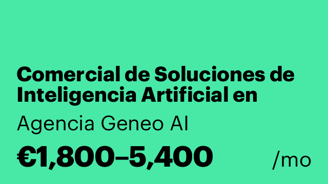Comercial de Soluciones de Inteligencia Artificial en Sanidad