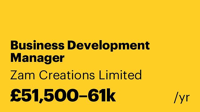 Business Development Manager