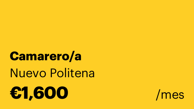 Camarero/a