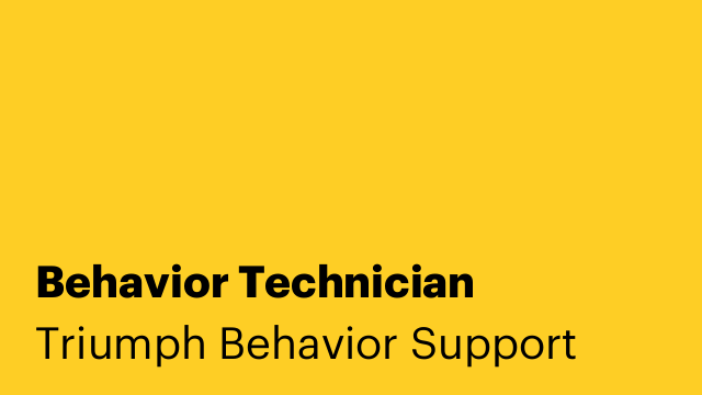 Behavior Technician 