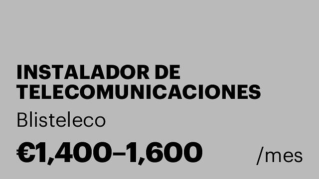 INSTALADOR DE TELECOMUNICACIONES FIBRA OPTICA