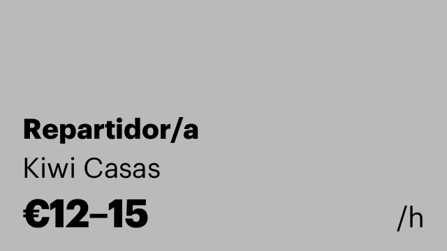 Repartidor/a