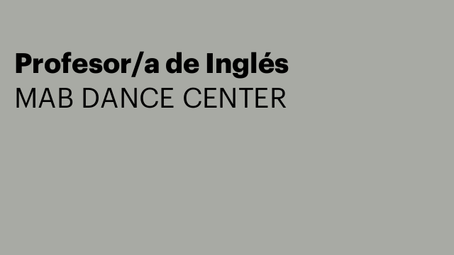 Profesor/a de Inglés