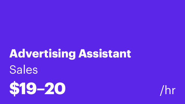 Advertising Assistant