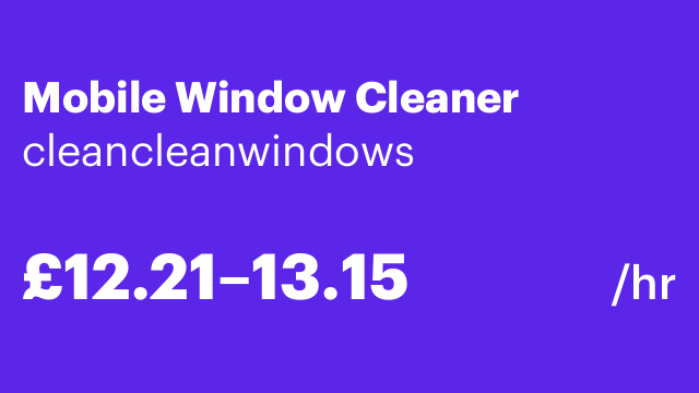 Mobile Window Cleaner