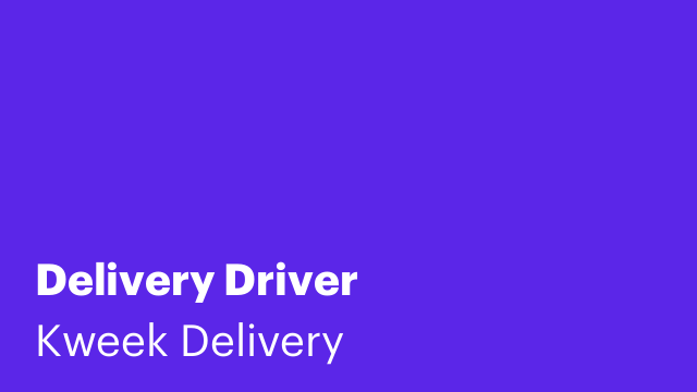 Delivery Driver
