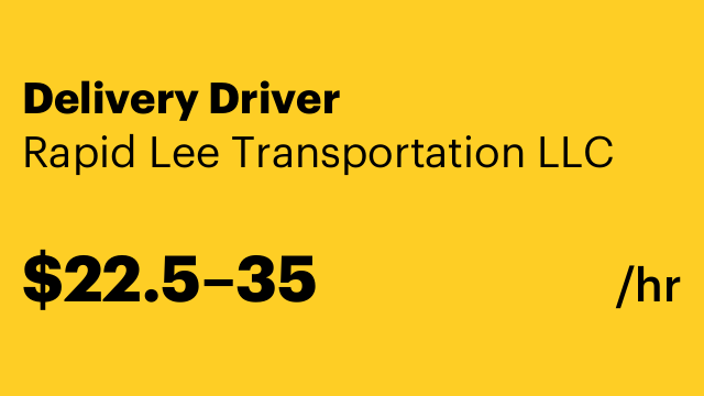 Delivery Driver