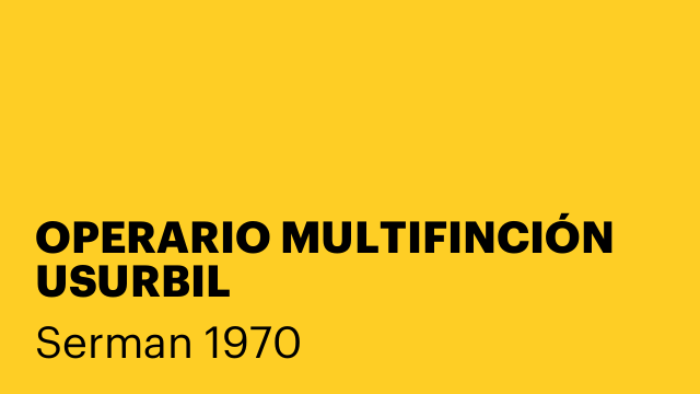 OPERARIO MULTIFINCIÓN USURBIL