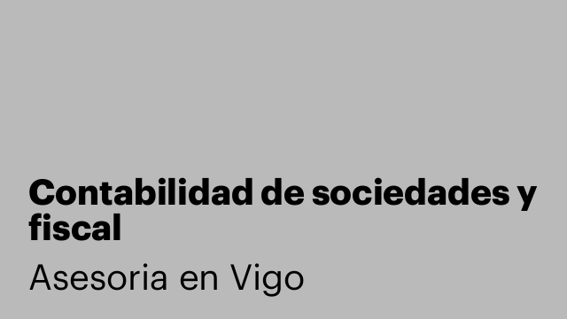 Contabilidad de sociedades y fiscal