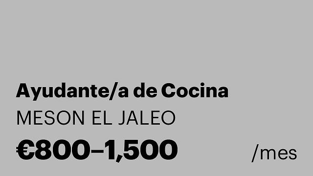 Ayudante/a de Cocina