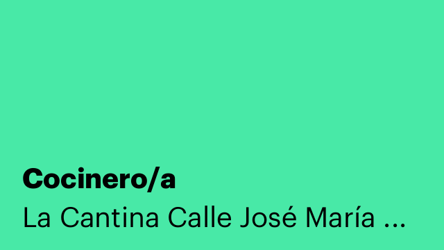 Cocinero/a