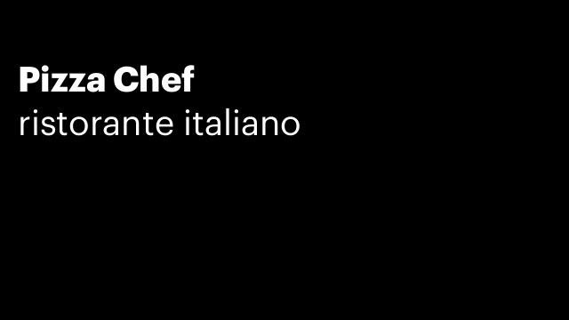Pizza Chef