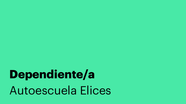 Dependiente/a