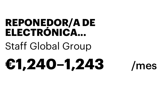 REPONEDOR/A DE ELECTRÓNICA 36H/S-MALLORCA