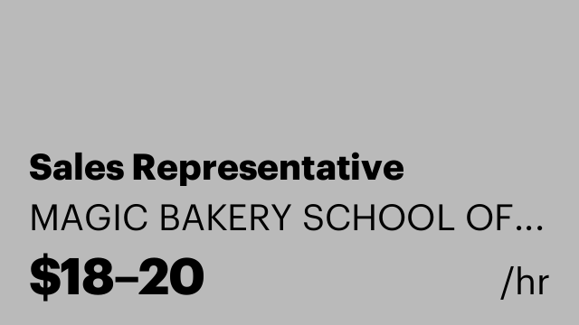 Sales Representative