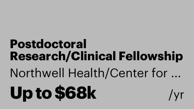 Postdoctoral Research/Clinical Fellowship in Trauma Psychology