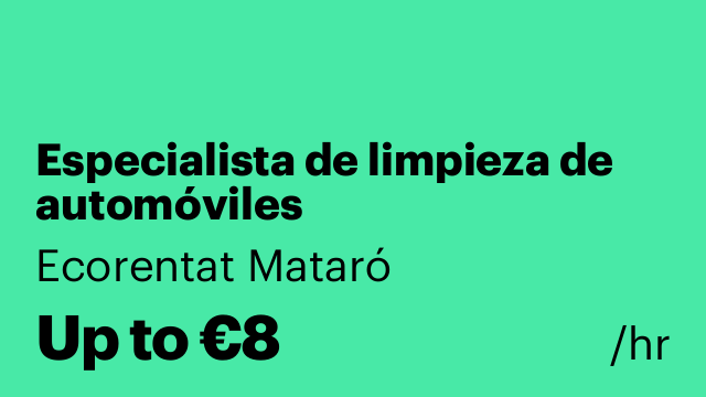 Especialista de limpieza de automóviles