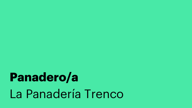 Panadero/a