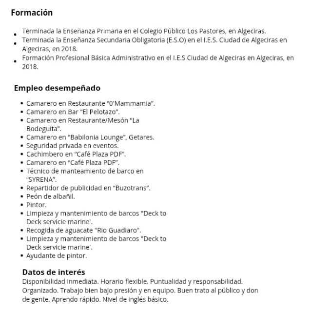 Candidate avatar