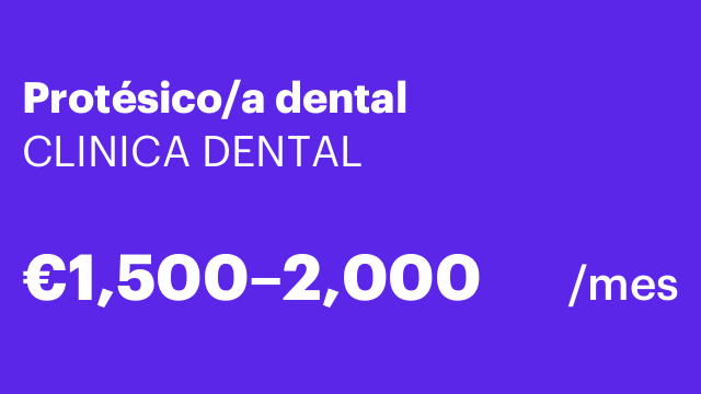 Protésico/a dental