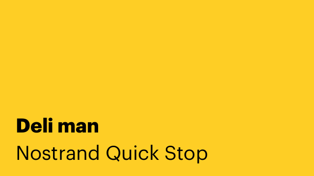 Deli man