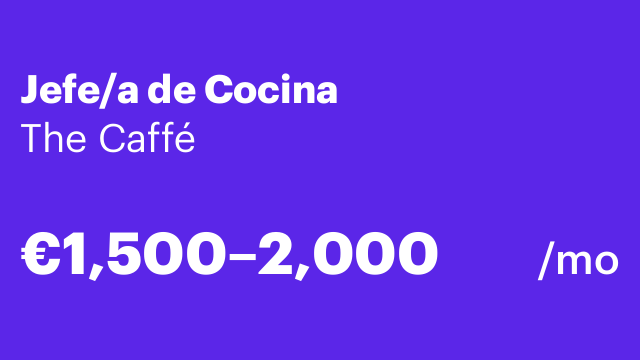 Jefe/a de Cocina