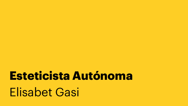 Esteticista Autónoma