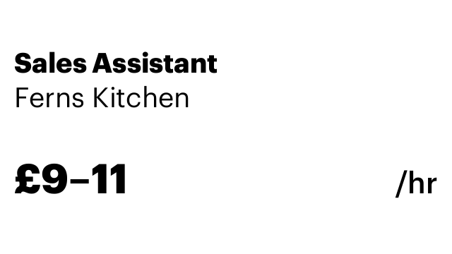 Sales Assistant