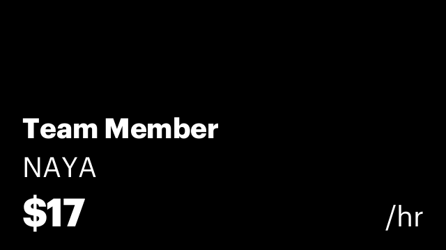 Team Member