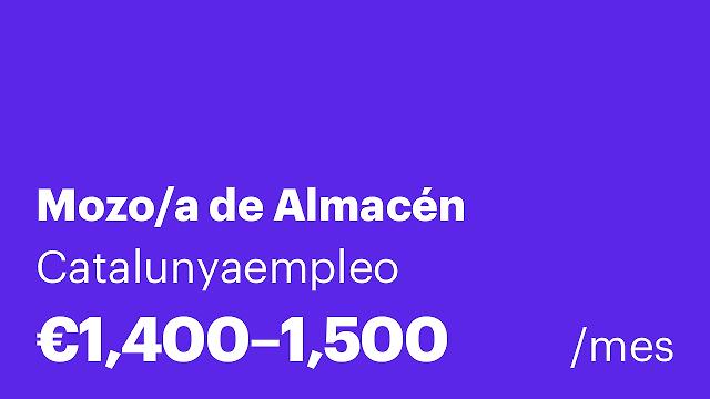 Mozo/a de Almacén